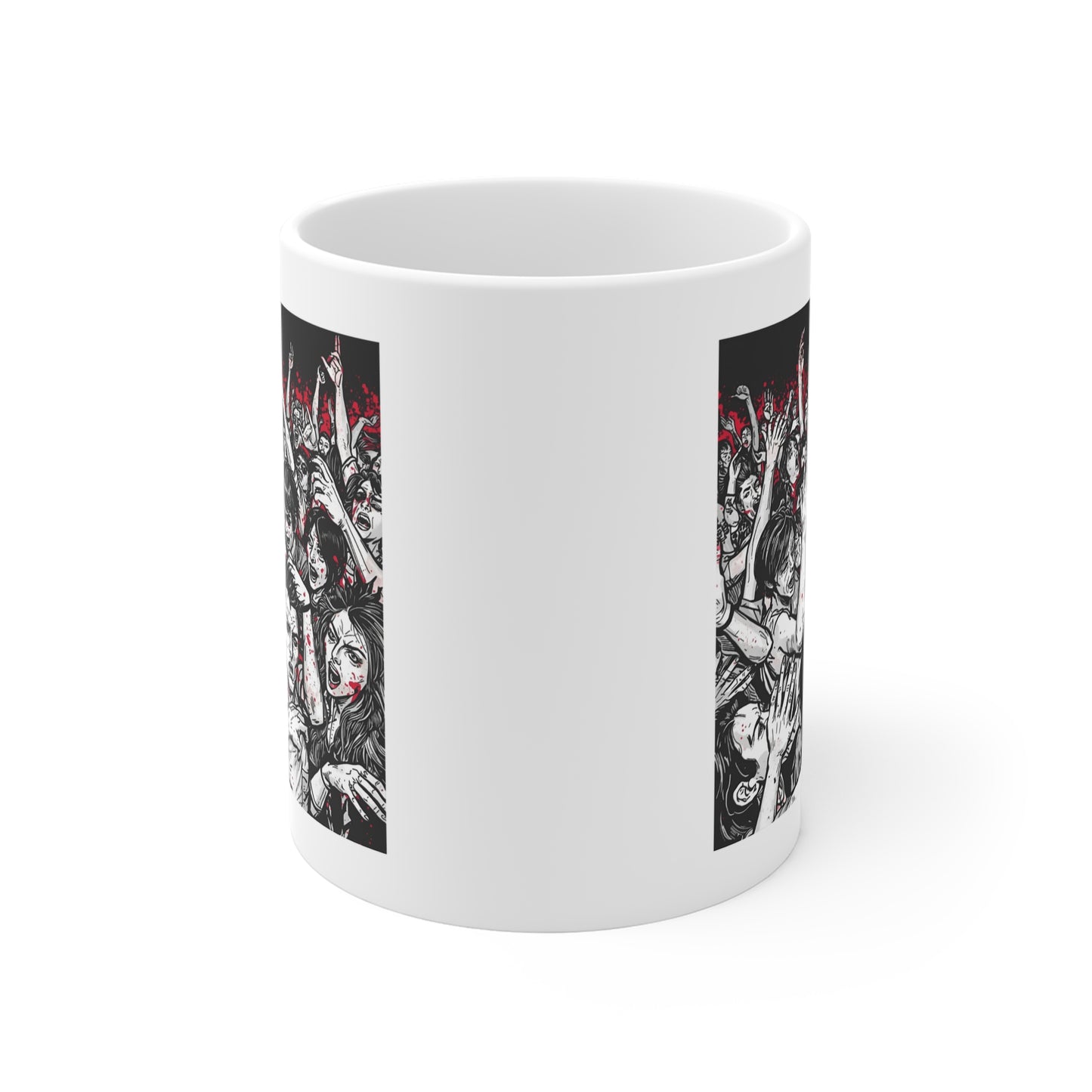 Crowd Celebration Mug - Perfect for Concert Lovers, Music Festivals, Coffee Enthusiasts, Gifts for Friends, Unique Drinkware