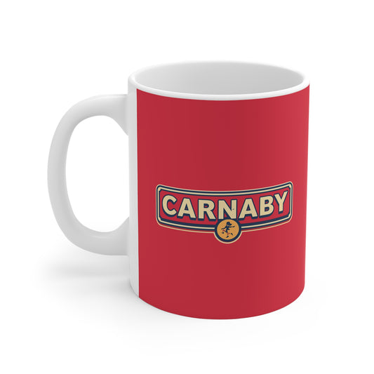 Carnaby Vintage Mug, Coffee Cup for Retro Lovers, Unique Gift Idea, Home Decor, Birthday Present, Kitchen Accessory