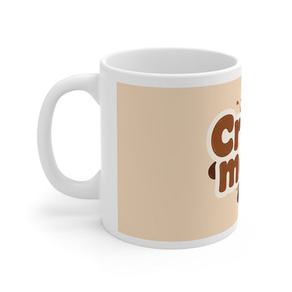 Cream Me Up Mug | Funny Naughty Coffee Cup Gift