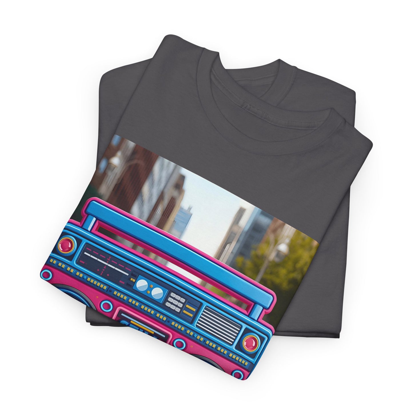 Still Got Bass Boombox T-Shirt – Gildan 5000 Heavyweight Cotton