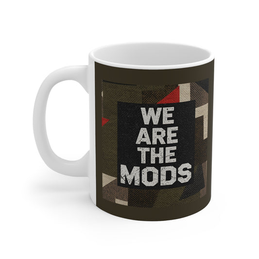 Mod-Inspired Coffee Mug | We Are The Mods | Stylish Mug for Coffee Lovers, Retro Gift, Home Decor, Music Enthusiast