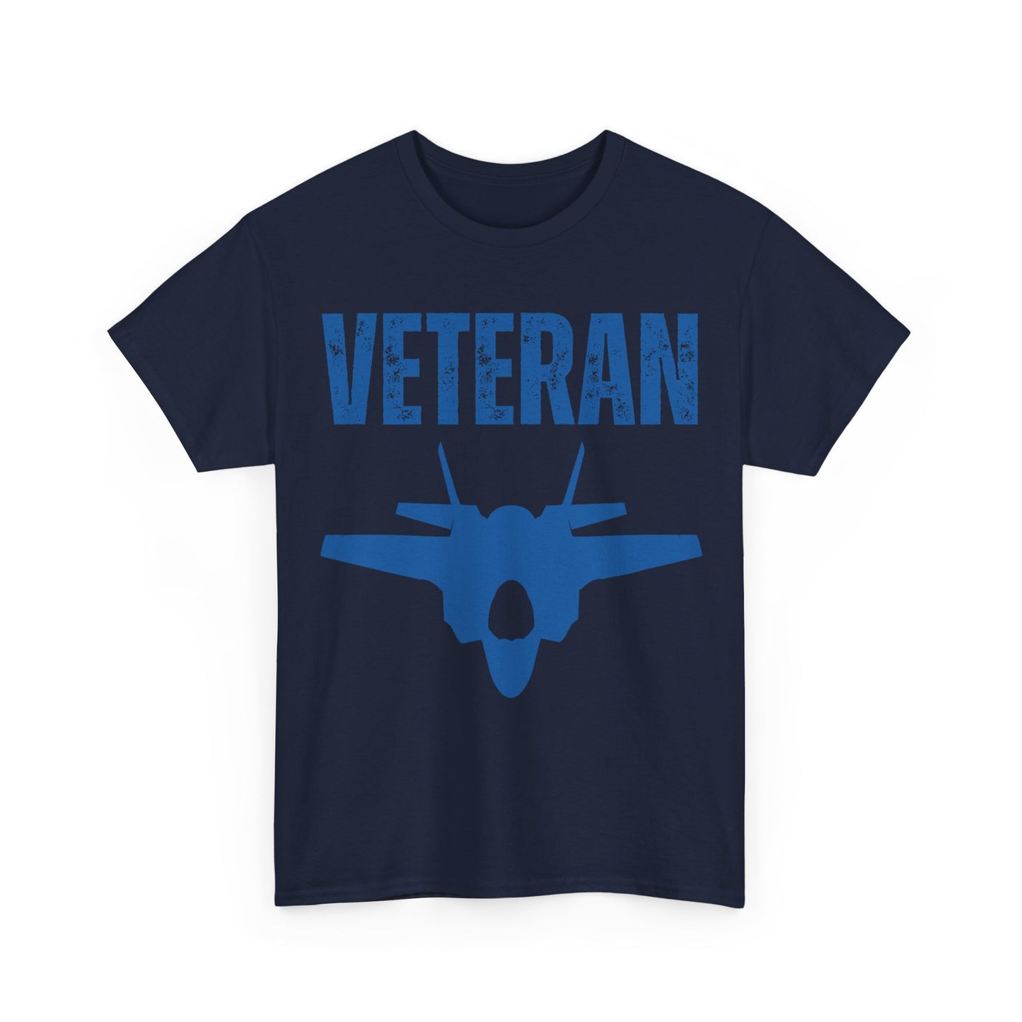 Veteran T-Shirt – Fighter Jet & Military Pride Wear – Navy