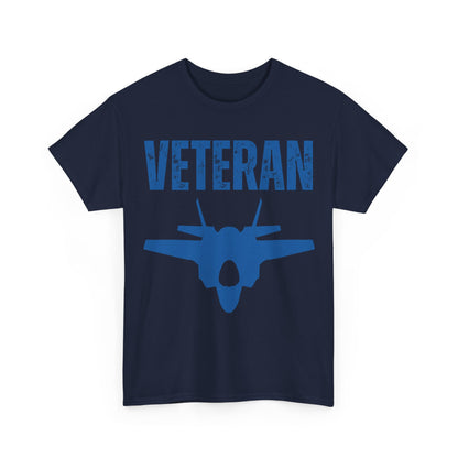 Veteran T-Shirt – Fighter Jet & Military Pride Wear – Navy