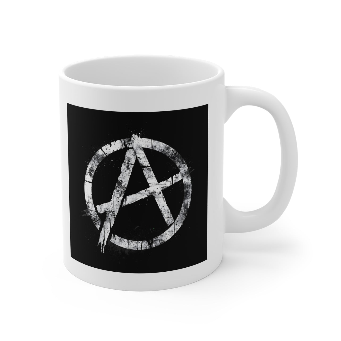 Anarchist Symbol Mug | Unique 11oz Coffee Cup for Activists | Goth Aesthetic Gift, Black and White Tea Mug, Alternative Decor, Edgy [...]