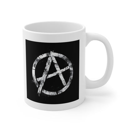 Anarchist Symbol Mug | Unique 11oz Coffee Cup for Activists | Goth Aesthetic Gift, Black and White Tea Mug, Alternative Decor, Edgy [...]