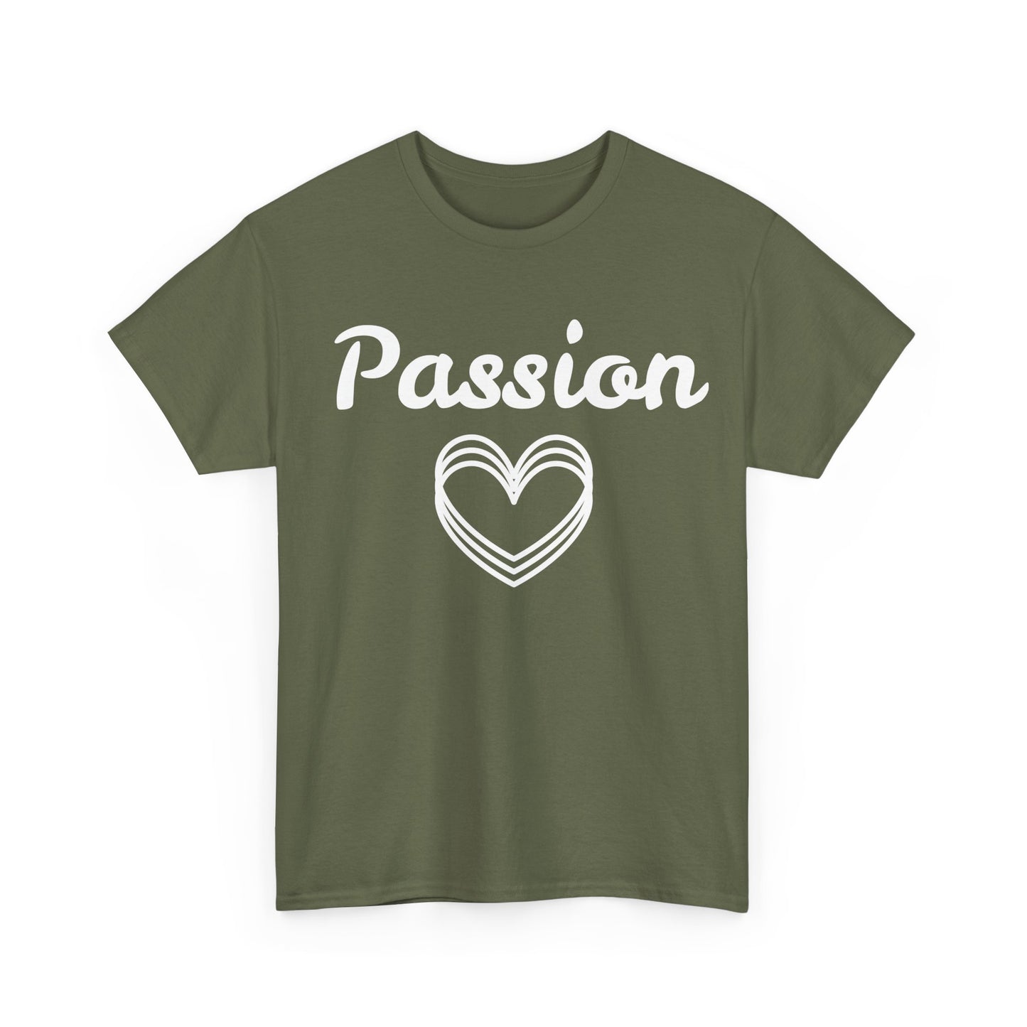 Passion T-Shirt – Simple Heart & Motivational Wear