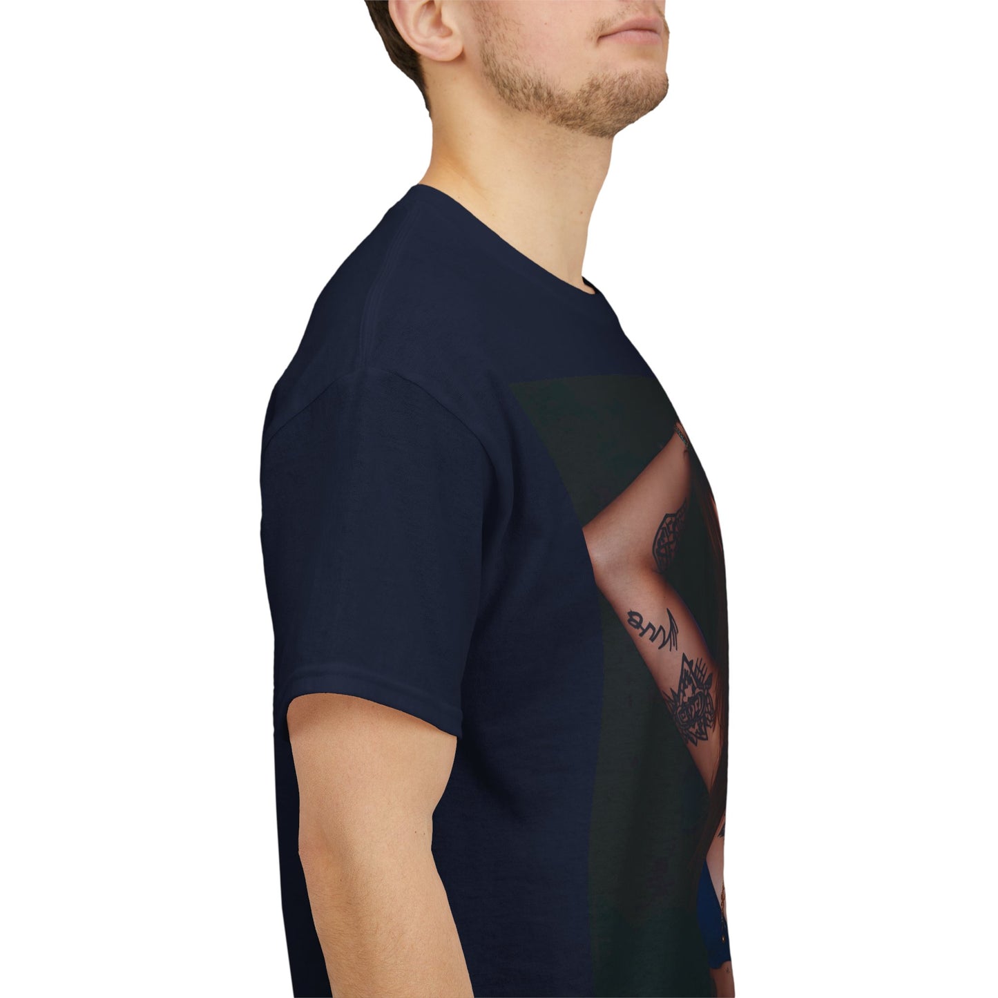 Tattooed Muse T-Shirt – Edgy Urban Portrait Tee (Gildan 5000)