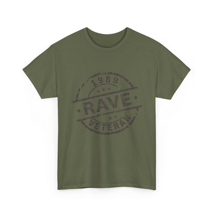 1989 Rave Veteran T-Shirt – Acid House Heritage Tee on Gildan 5000