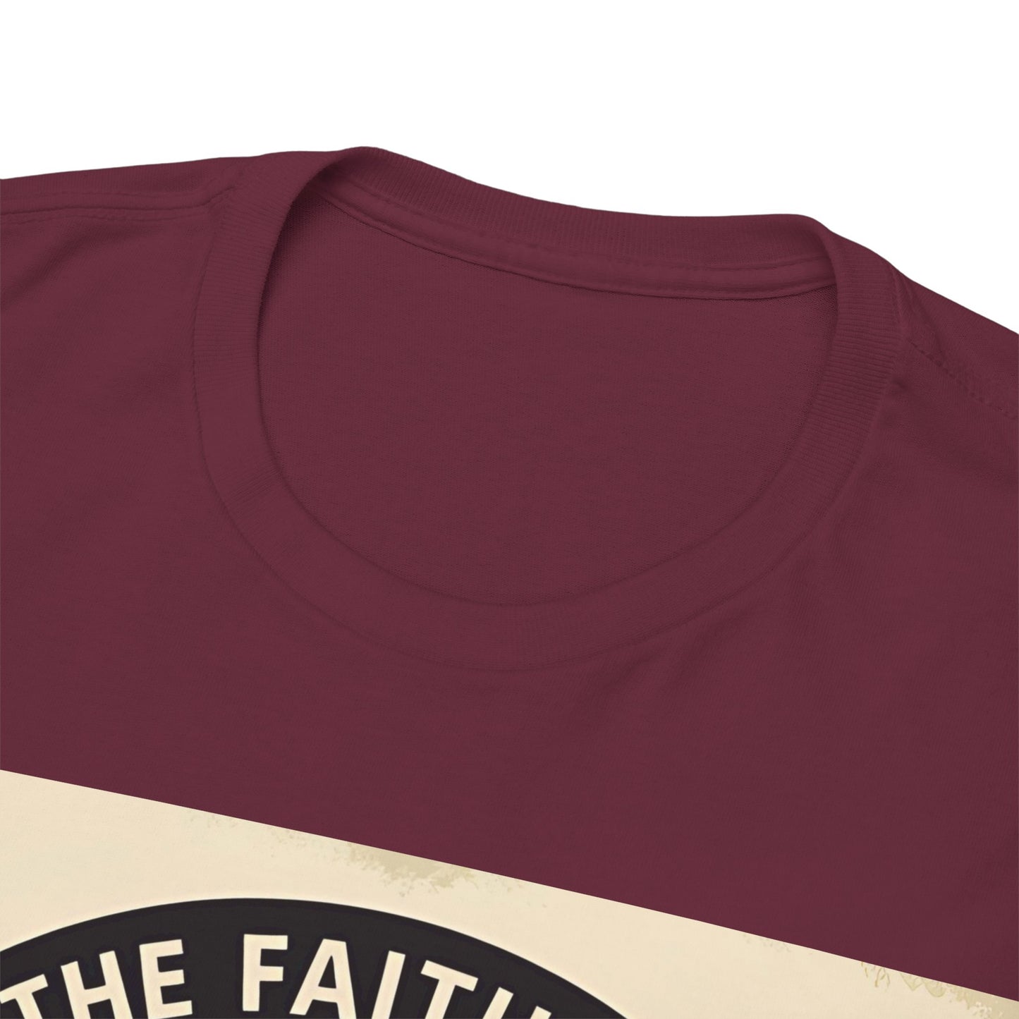 Vintage-Inspired Unisex Heavy Cotton Tee | "Keep the Faith, Ride On" Graphic, Casual Wear, Gifts for Riders, Retro Tee, Motorcycle Apparel
