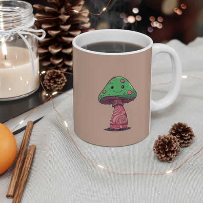 Whimsical Mushroom Mug - Cute Coffee Cup for Nature Lovers, Fun Gift for Birthdays, Housewarming, Easter, or Just Because!