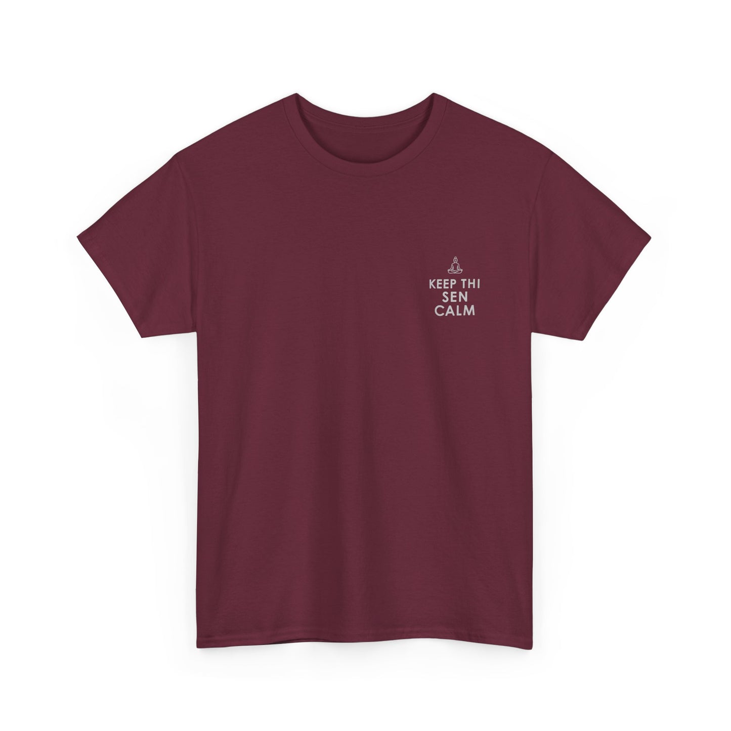 Keep Thi Sen Calm T-Shirt | Simply Yorkshire Collection | Funny Yoga & Meditation Tee