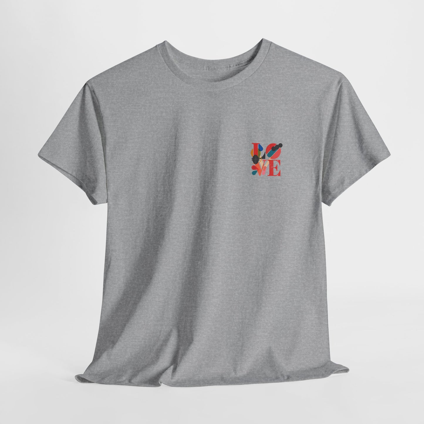 Abstract "LOVE" T-Shirt | Colorful Artistic Graphic Tee