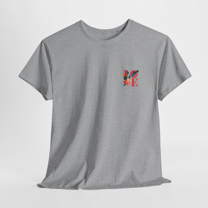 Abstract "LOVE" T-Shirt | Colorful Artistic Graphic Tee