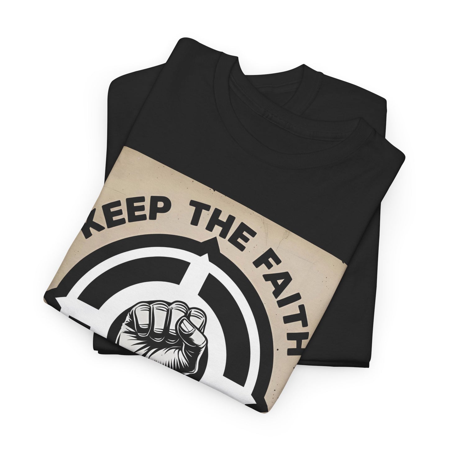Keep The Faith Northern Soul T-Shirt – Classic Fist Design – Black