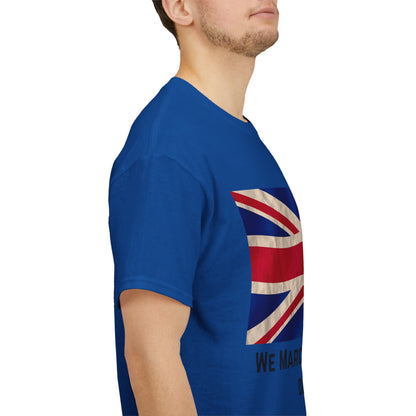 We March For More Than Ourselves T-Shirt – Patriotic Union Jack Wear