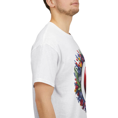 House Is My Heart T-Shirt – House Music & Healing Tee – White