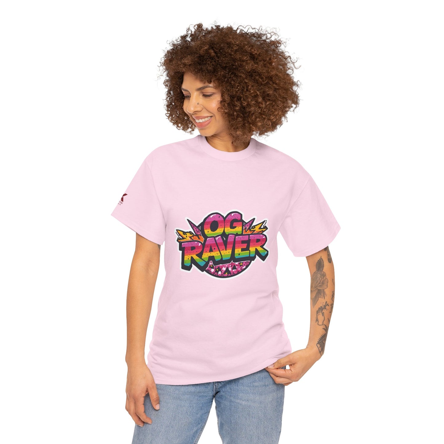 OG Raver T-Shirt – Retro Graffiti Festival Tee on Gildan 5000
