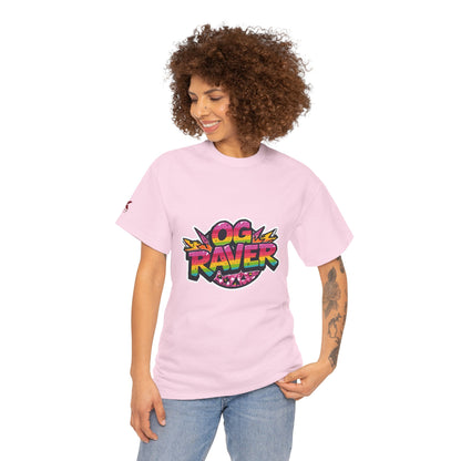 OG Raver T-Shirt – Retro Graffiti Festival Tee on Gildan 5000